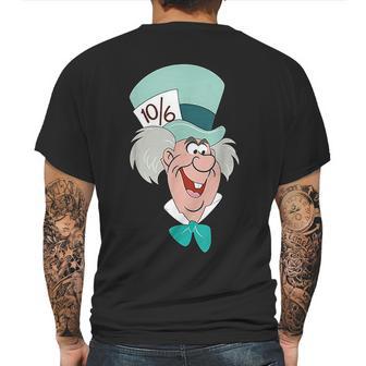 Mad Hatter Big Face Mens Back Print T-shirt | Favorety UK