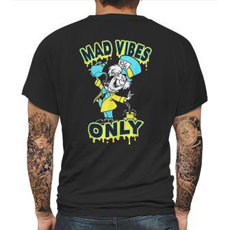 Mad Hatter Mad Vibes Only Mens Back Print T-shirt | Favorety AU