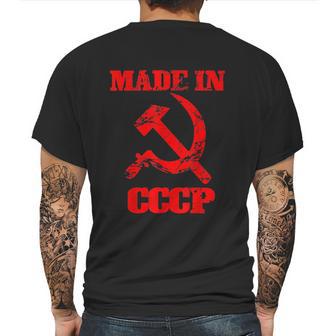 Made In Cccp Original Russia Proud Cccp Gift Mens Back Print T-shirt | Favorety CA