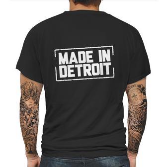 Made In Detroit Mens Back Print T-shirt | Favorety