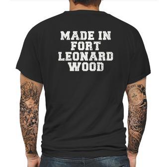 Made In Fort Leonard Wood Mens Back Print T-shirt | Favorety CA