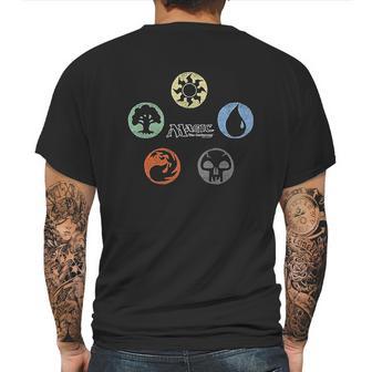 Magic The Gathering 5 Colors Mens Back Print T-shirt | Favorety DE