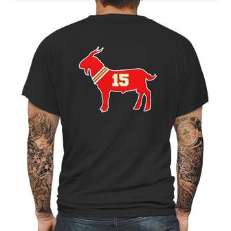 Mahomes Goat Mens Back Print T-shirt | Favorety AU