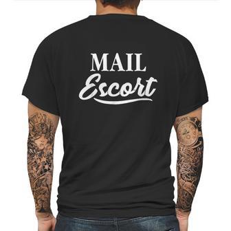 Mail Escort Flex Package Delivery Driver Mens Back Print T-shirt | Favorety DE