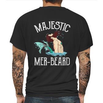 Majestic Merbeard Funny Merman Manly Merman Mens Back Print T-shirt | Favorety AU