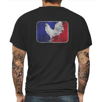 Major League Cock Fight Cock Fight Mens Back Print T-shirt | Favorety