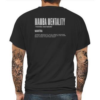 Mamba Mentality Motivational Quote Inspirational Definition Mens Back Print T-shirt | Favorety UK