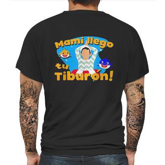 Mami Llego Tu Tiburon Safaera Reggaeton Gift Mens Back Print T-shirt | Favorety AU