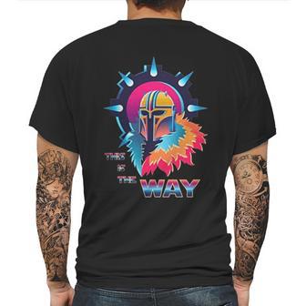 Mandalorian The Armorer Mens Back Print T-shirt | Favorety