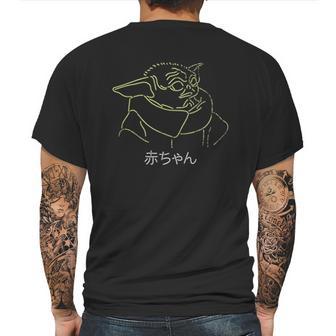 Mandalorian Baby Yoda Gift Mens Back Print T-shirt | Favorety DE