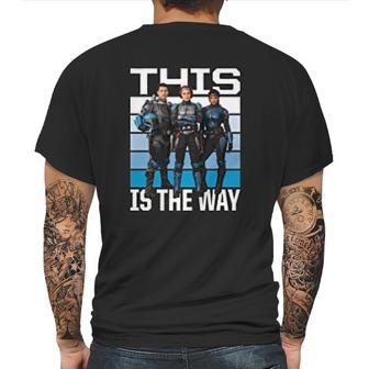 The Mandalorian This Is The Way Mens Back Print T-shirt | Favorety AU