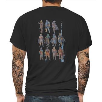 The Mandalorian Bounty Hunters Mens Back Print T-shirt | Favorety UK