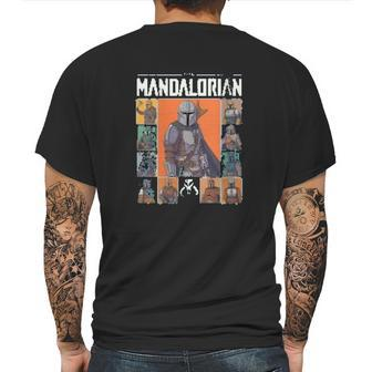 The Mandalorian Character Grid This Is The Way Mens Back Print T-shirt | Favorety AU