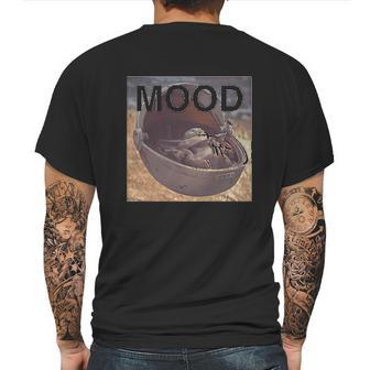 The Mandalorian Child Baby Yoda Nap Mood Mens Back Print T-shirt | Favorety AU