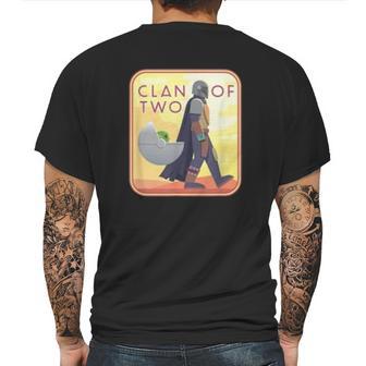 The Mandalorian And The Child Clan Of Two Patch Mens Back Print T-shirt | Favorety UK