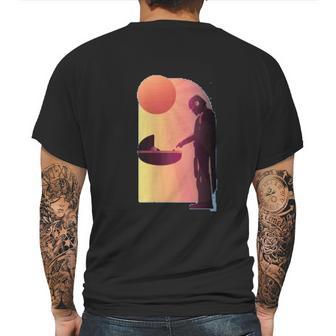 The Mandalorian The Child Discovery Silhouette Mens Back Print T-shirt | Favorety UK