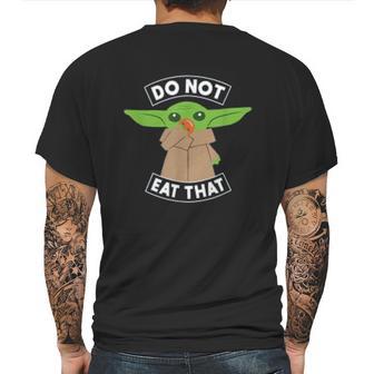 The Mandalorian The Child Dont Eat That Mens Back Print T-shirt | Favorety CA