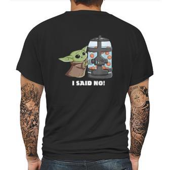 The Mandalorian The Child I Said No Egg Container Mens Back Print T-shirt | Favorety AU