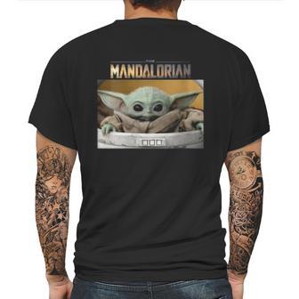 The Mandalorian The Child Pod Screenshot Logo Mens Back Print T-shirt | Favorety