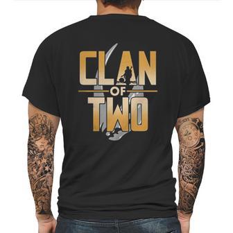 Mandalorian Clan Of Two Mens Back Print T-shirt | Favorety