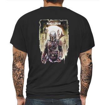 The Mandalorian Conquer Poster Mens Back Print T-shirt | Favorety DE