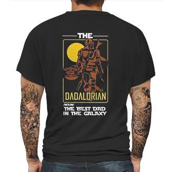 Mandalorian The Dadalorian Best Dad Mens Back Print T-shirt | Favorety DE