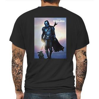 The Mandalorian Gift Mens Back Print T-shirt | Favorety DE