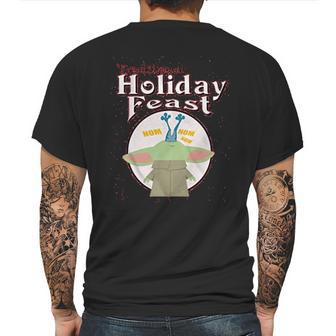 The Mandalorian Holiday Feast Mens Back Print T-shirt | Favorety AU