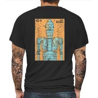 The Mandalorian Ig 11 Self Destruct Sequence Mens Back Print T-shirt | Favorety AU