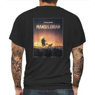 The Mandalorian Poster Mens Back Print T-shirt | Favorety AU