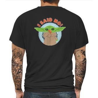 The Mandalorian Season 2 The Child I Said No Mens Back Print T-shirt | Favorety CA