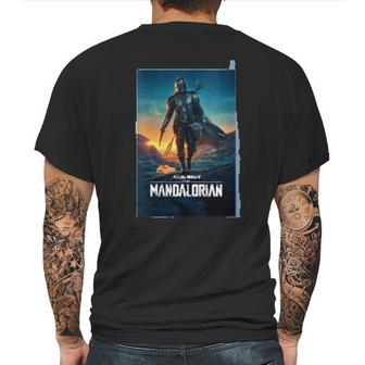 The Mandalorian Season 2 Poster Gift Mens Back Print T-shirt | Favorety UK