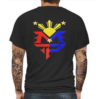 Manny Pacquiao Flag Sun Symbol Mens Back Print T-shirt | Favorety AU