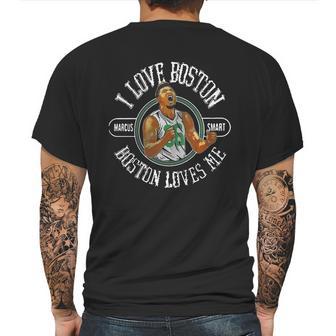 Marcus Smart I Love Boston Boston Loves Me Mens Back Print T-shirt | Favorety AU