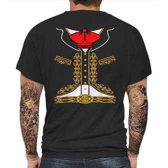 Mariachi Charro Mexican Costume For Cinco De Mayo Halloween Mens Back Print T-shirt | Favorety AU