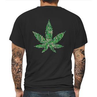 Marijuana Unite Mens Back Print T-shirt | Favorety