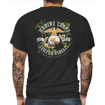 Marine Corps Usmc Vietnam Vet Mens Back Print T-shirt | Favorety UK