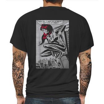 Marvel Black Widow Classic Retro Panel Art Graphic Mens Back Print T-shirt | Favorety DE