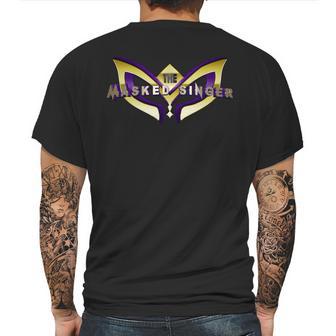 The Masked Singer Purple 3D Mens Back Print T-shirt | Favorety