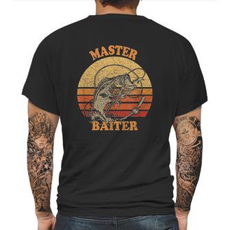 Master Baiter Vintage Mens Back Print T-shirt | Favorety