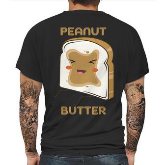 Matching Valentines Pbj Peanut Butter Jelly Couple Mens Back Print T-shirt | Favorety