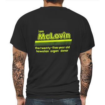 I Am Mclovin Green Mens Back Print T-shirt | Favorety DE