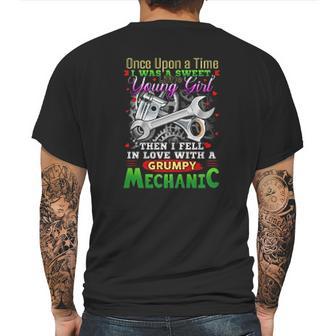 Mechanic Once Upon A Time I Was A Sweet Young Girl Mens Back Print T-shirt | Favorety