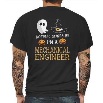 Mechanical Engineer Halloween Mens Back Print T-shirt | Favorety CA