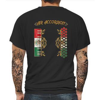 Mexican Air Accordion Mens Back Print T-shirt | Favorety