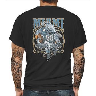 Miami Fans Mia Fantasy Football Sports Tri Blend Mens Back Print T-shirt | Favorety UK