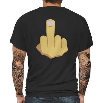 Middle Finger Emoji Tshirt Mens Back Print T-shirt | Favorety UK