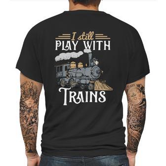 Model Steam Train Cute Gift Locomotive Trainspotting Meaningful Gift Graphic Design Printed Casual Daily Basic Mens Back Print T-shirt | Favorety CA