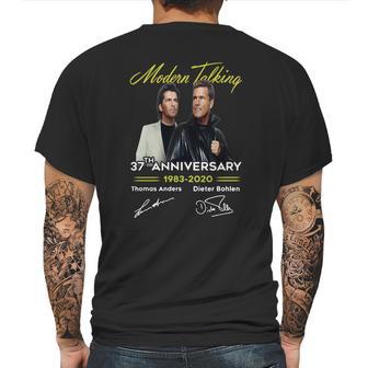 Modern Talking 37Th Anniversary 1983-2020 Signatures Shirt Mens Back Print T-shirt | Favorety CA