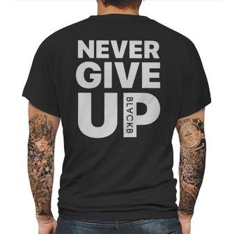 Mohamed Salah Never Give Up Mens Back Print T-shirt | Favorety DE